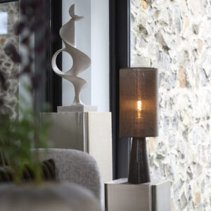 light&livingornamentlovinacvankunststoftaupe–19x16x47cm-1