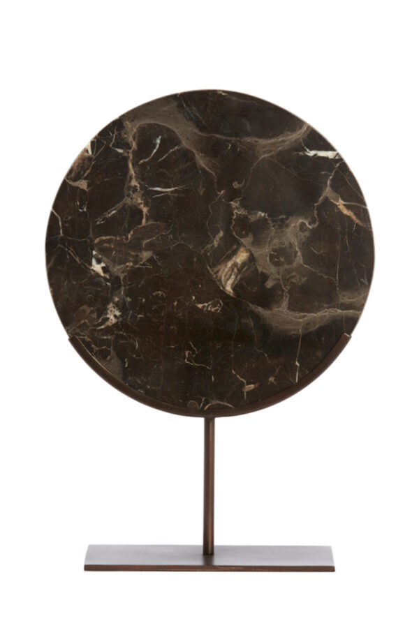 light&livingornamentmorenovansteendonkerbruinmarmer-35x10x51,5cm-067