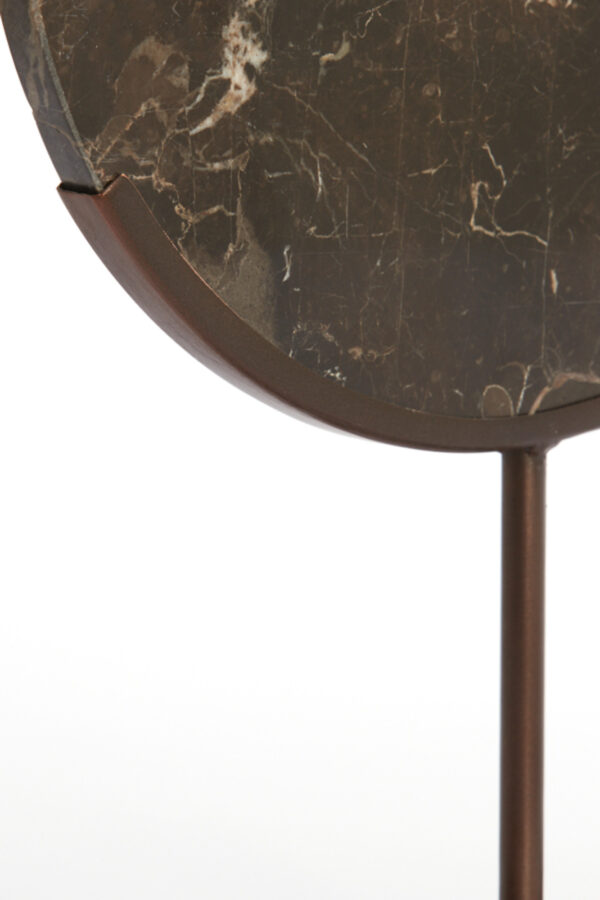light&livingornamentmorenovansteendonkerbruinmarmer-35x10x51,5cm-1