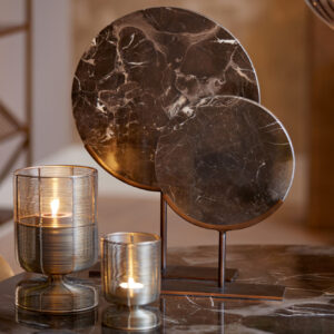light&livingornamentmorenovansteendonkerbruinmarmer-35x10x51,5cm-6e6