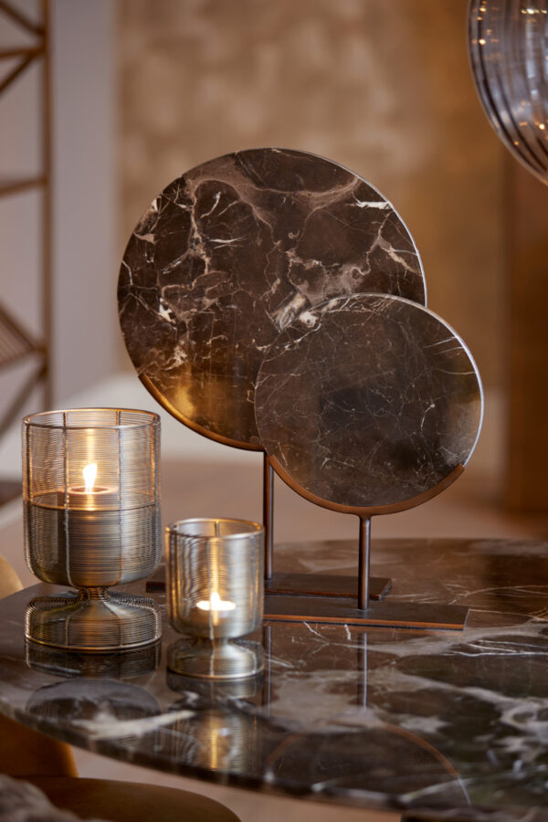 light&livingornamentmorenovansteendonkerbruinmarmer-35x10x51,5cm-6e6