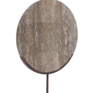 light&livingornamentmorenovansteendonkerbruintravertin-35x10x51,5cm-056