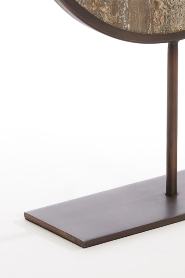 light&livingornamentmorenovansteendonkerbruintravertin-35x10x51,5cm-1