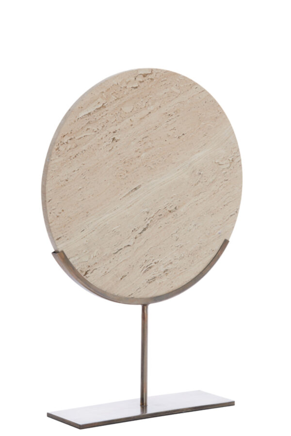 light&livingornamentmorenovansteenzandtravertin-35x10x51,5cm-1