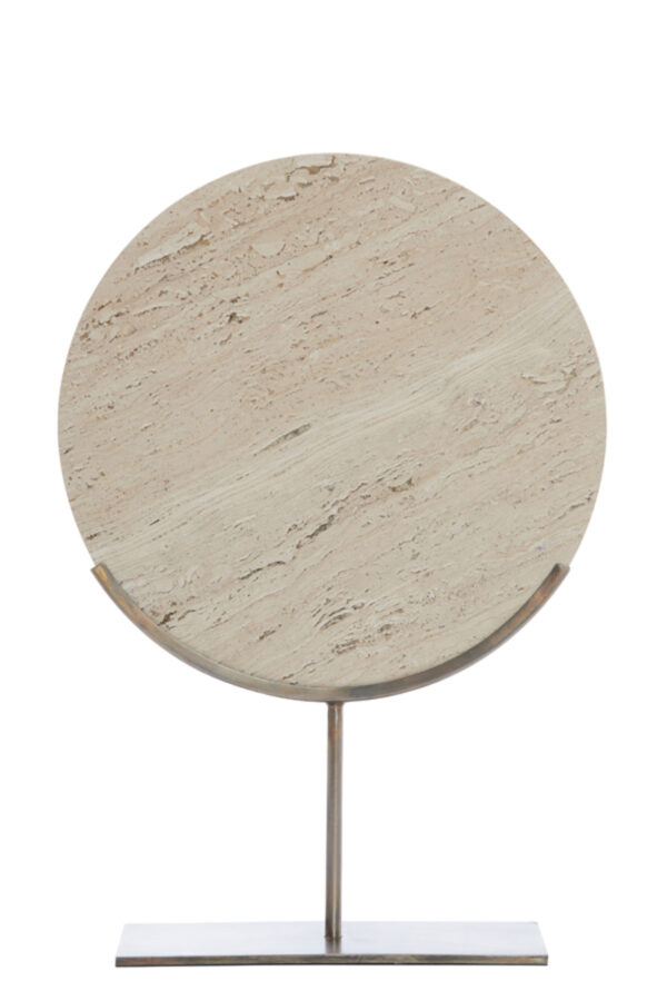 light&livingornamentmorenovansteenzandtravertin-35x10x51,5cm-1