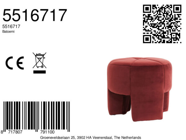 light&livingpoefbatoemiinvelvetbordeauxuitvoering–ø51x45cm-8a