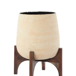 light&livingpotkarunaopvoetinbeigehoutenpapier-maché–ø44x53cm-1