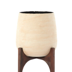light&livingpotkarunaopvoetinbeigehoutenpapier-maché–ø44x53cm-1