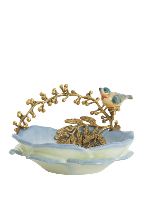light&livingschaalbirdkeramieklichtblauwbrons–26,5x20x14cm-1
