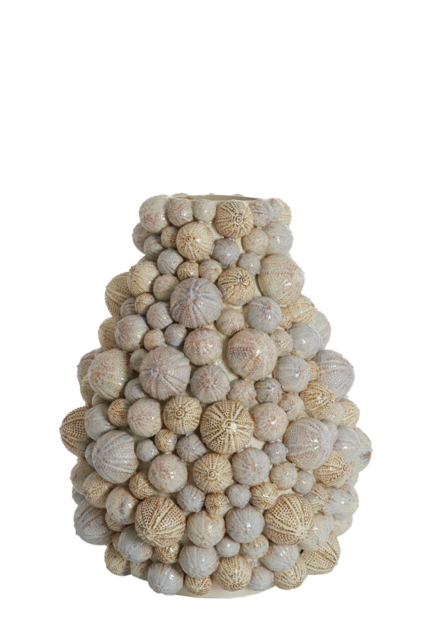 light&livingseaurchinvaasinkeramiekcrème-zand–ø40x49cm-923