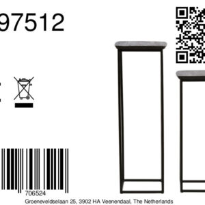 light&livingsetvan2zuilenquenzainacaciahoutmetzwartmetaal–30x30x80+35x35x100cm-8a