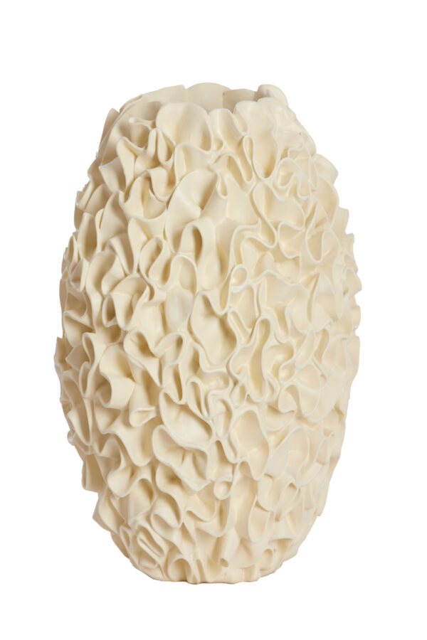 light&livingvaasagellomatcrèmekeramiek–ø26x39,5cm-1