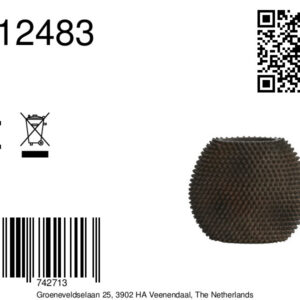 light&livingvaascaldrasbruinkunststof–30,5x17x26,5cm-8a