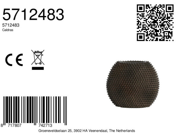 light&livingvaascaldrasbruinkunststof–30,5x17x26,5cm-8a