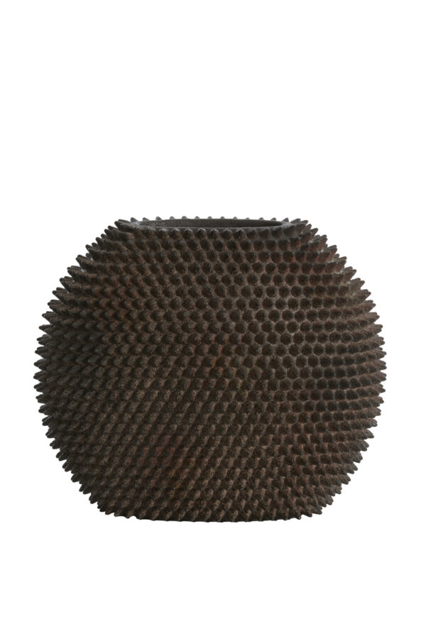 light&livingvaascaldraskunststofbruin–43x18,5x35cm-1