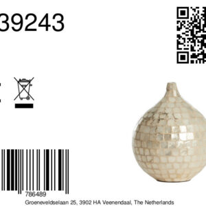 light&livingvaaselorzavanbamboecrème–ø22x25cm-8a