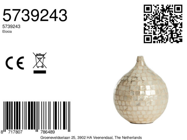 light&livingvaaselorzavanbamboecrème–ø22x25cm-8a