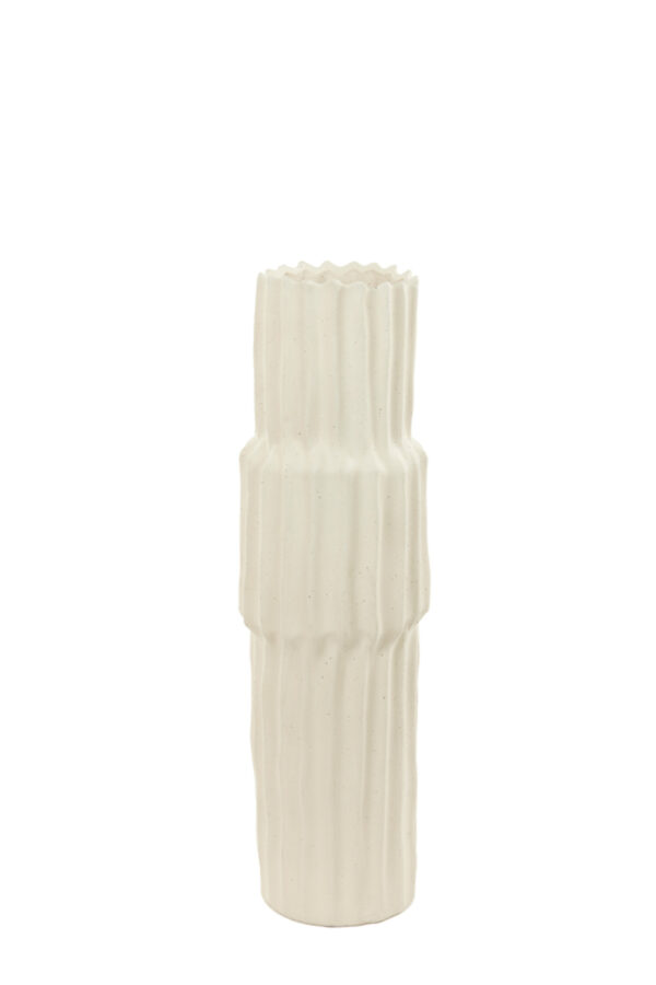 light&livingvaaslongakeramiekcrème–ø17x58cm-1