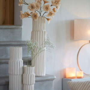 light&livingvaaslongakeramiekcrème–ø17x58cm-3e2