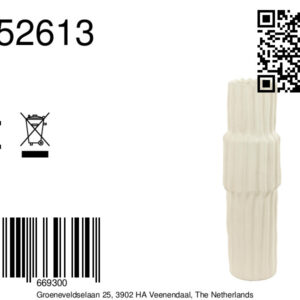 light&livingvaaslongakeramiekcrème–ø17x58cm-8a