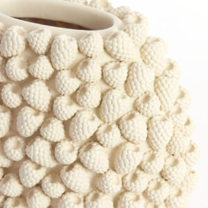 light&livingvaasraspberrykunststofcrème–32,5x18x28,5cm-1