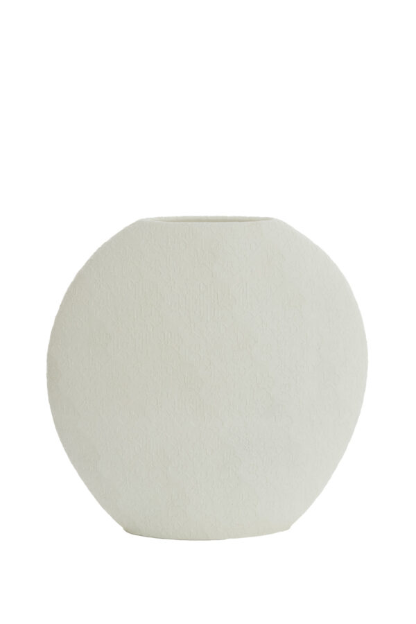 light&livingvaasrendakunststofcrème–40,5x11x40cm-1