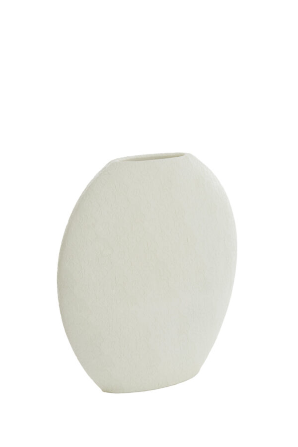 light&livingvaasrendakunststofcrème–40,5x11x40cm-652