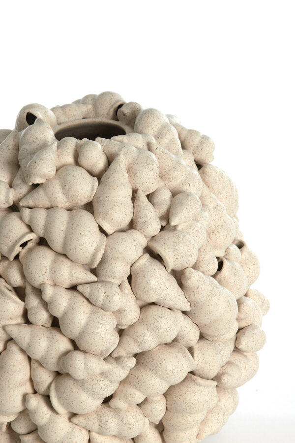 light&livingvaasshellkeramiekstructuurcrème–ø28x30cm-1