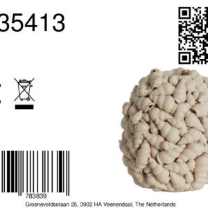 light&livingvaasshellkeramiekstructuurcrème–ø28x30cm-8a