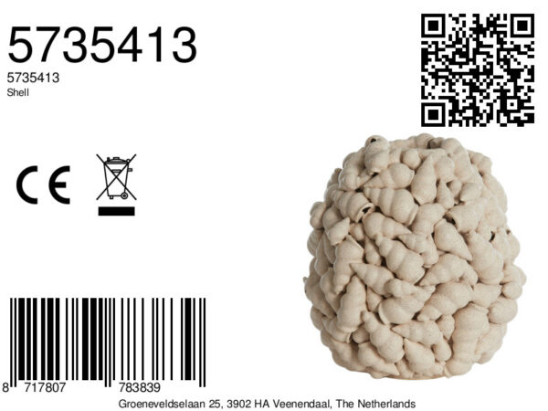 light&livingvaasshellkeramiekstructuurcrème–ø28x30cm-8a