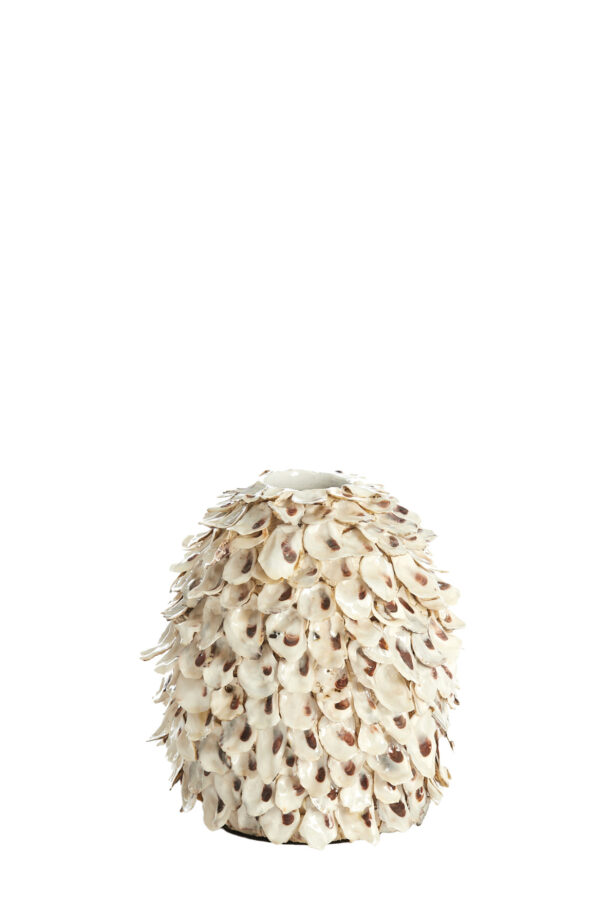 light&livingvaasubatevanbamboeschelpcrèmebruin–ø20x21cm-1