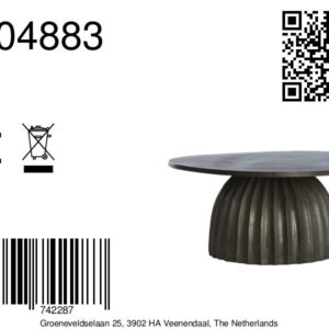 light&livingvegliabijzettafelinmatdonkerbruin–ø70x33,5cm-8a