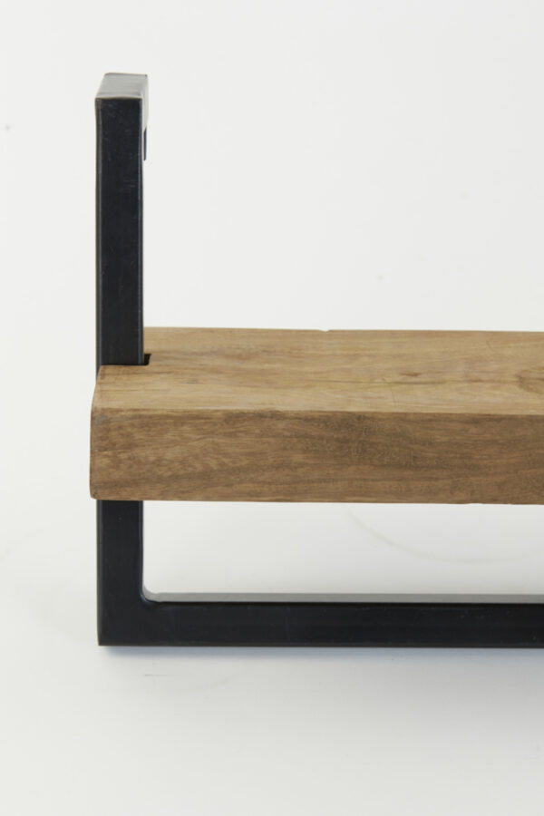 light&livingwandplankmaddisonvanmetaalhoutdonkerbruin–120x18x24cm-1