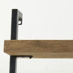 light&livingwandplankmaddisonvanmetaalhoutdonkerbruin–120x18x24cm-1