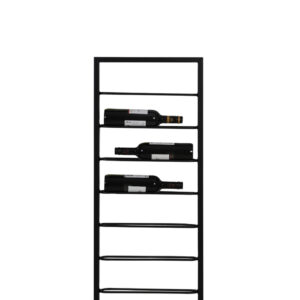 light&livingwijnrekmacabenvanmetaalzwart8flessen–42x6x120cm-1