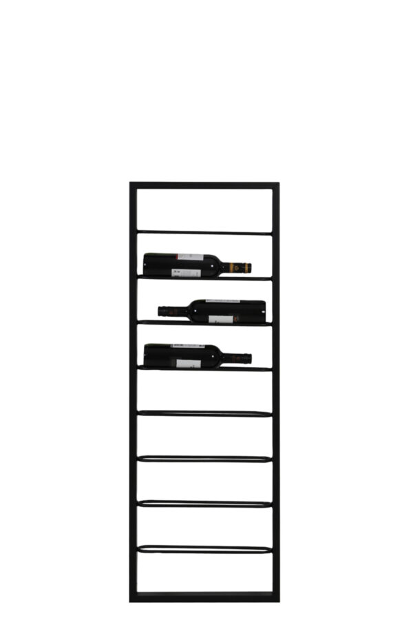 light&livingwijnrekmacabenvanmetaalzwart8flessen–42x6x120cm-1