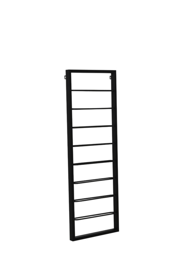 light&livingwijnrekmacabenvanmetaalzwart8flessen–42x6x120cm-197