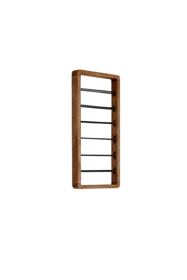light&livingwijnreksorrentovanhoutbruinmatzwart6flessen–40x6x80cm-1