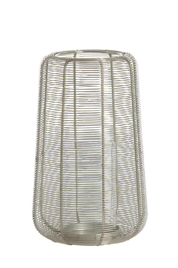 light&livingwindlichtadetazilverglansmetglas–ø19,5x30cm-643