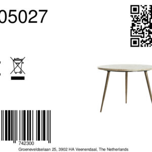 light&livingzecabijzettafeltaupemetantiekbrons–ø59x41cm-8a