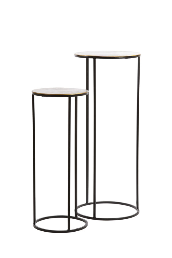 light&livingzuilensetprimoinantiekbronsmetzwart–32x32x81+41x41x101cm-1