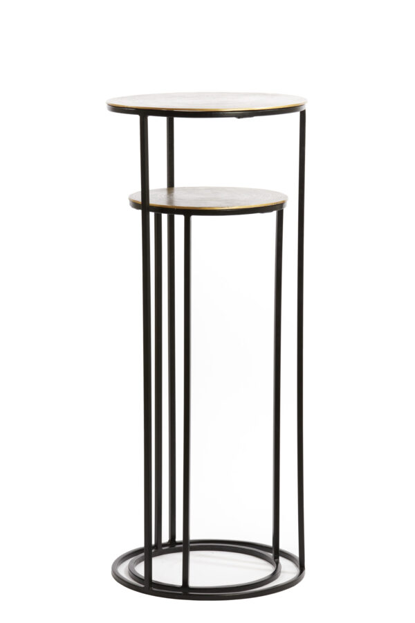light&livingzuilensetprimoinantiekbronsmetzwart–32x32x81+41x41x101cm-1