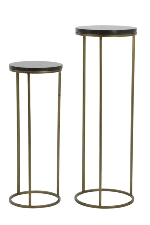 light&livingzuilensetsobrinainzwartagaatenantiekbrons–ø30x80+ø35x100cm-1