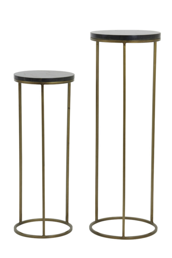 light&livingzuilensetsobrinainzwartagaatenantiekbrons–ø30x80+ø35x100cm-1