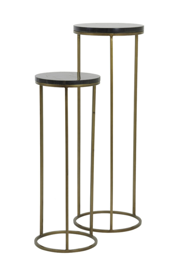 light&livingzuilensetsobrinainzwartagaatenantiekbrons–ø30x80+ø35x100cm-1