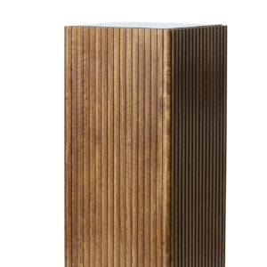 light&livingzuilgaturadonkerbruinhoutmetbruinglas–35x35x80cm-1