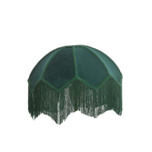 Groene vintage velvet lampenkap Light & Living Malacia