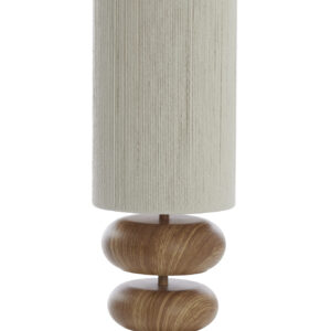 3-houtplateau japandi beige/naturel tafellamp Light & Living Danialo