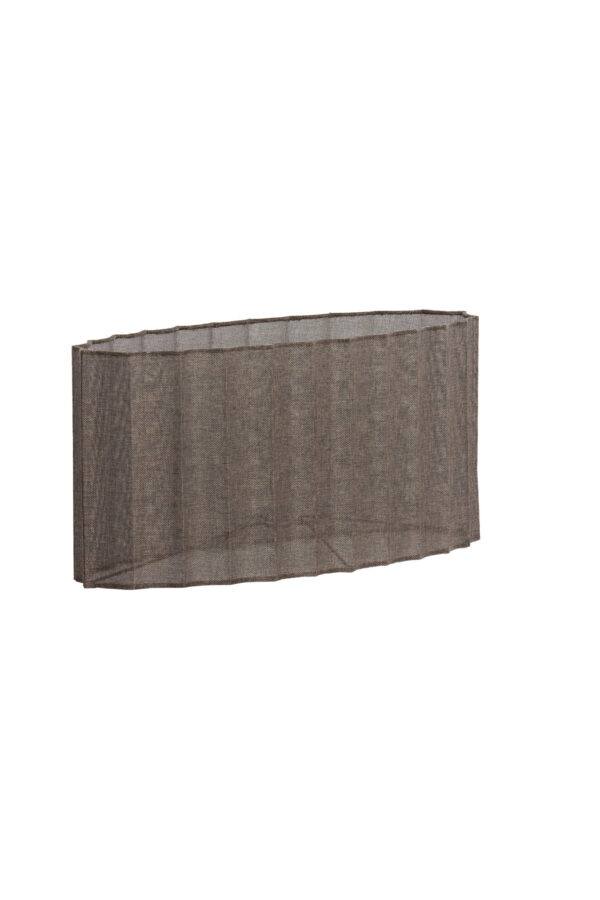 Lampenkap geplooid ovaal bruin Light & Living Disli - Image 2