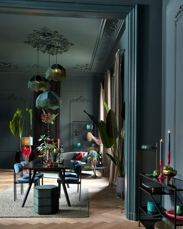Groene vintage velvet hanglamp koepel Light & Living Malacia - Image 4
